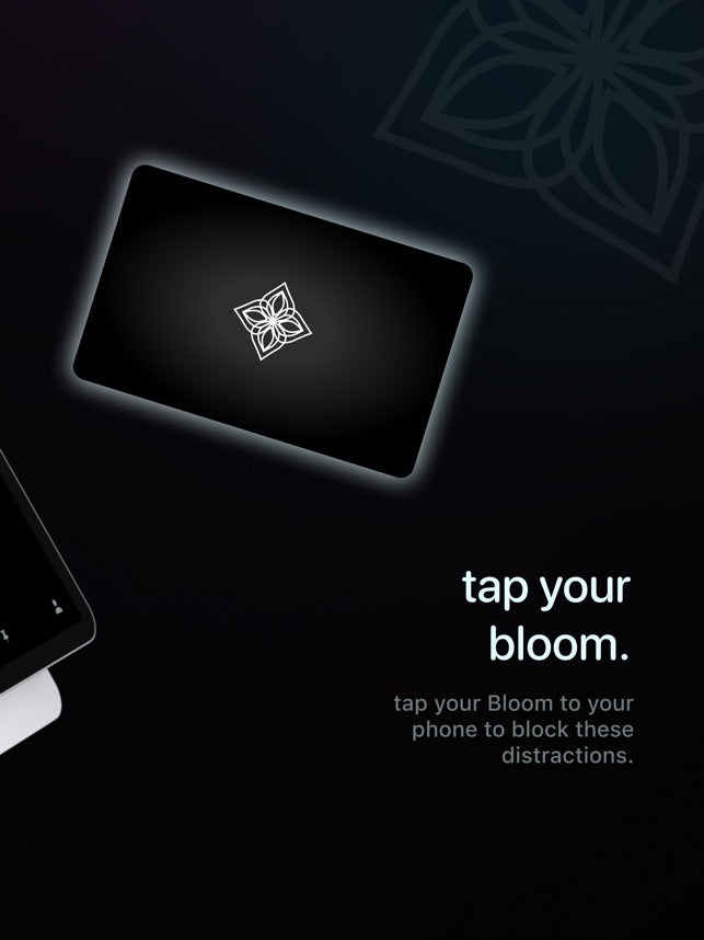 Bloom - Smartphone Blocking Card.