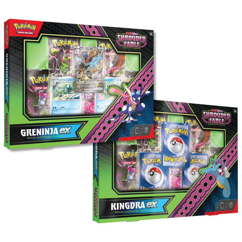 Pokemon: Shrouded Fable Kingdra/Greninja ex Special Illustration Collection